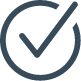Blue check icon